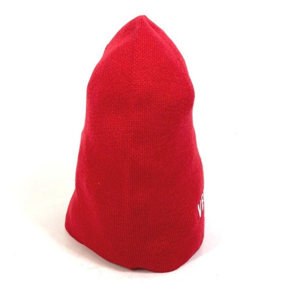 UNUSED VERSACE beanie knit cap hat Beanie Bicolor Knit hat wool Red/White main image 6